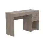 HMS Traditional Style Light Gray 47" Computer Desk Melamine Wood with Two Drawers MDF Office Furniture for Office Bedroom