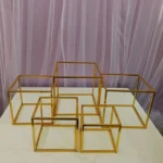 Wedding Buffet Cake Sweet Food Bread Cake Flower Dessert Holder Dessert Table Cake Stand Buffet Banquet Tea Break Metal Holder - Image 23