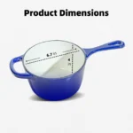 1.75QT Best-selling Household Cast Iron Enamel Pots Ceramic Non-stick Pans Multi-functional Stew Pots Flat-bottom Pans - Image 3