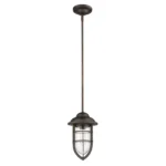HMS Modern Antique Bronze Teardrop Pendant Light Warm White 4000K 3000K CCT Classic for Home Restaurant Small Middle Ceiling