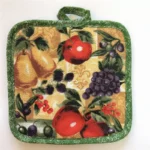 5Pcs/Pack 16.5x16.5cm Square Sewing Cotton Heat Resistant Potholder Pot Holder Pads Table Placemat Kitchen Baking Tool