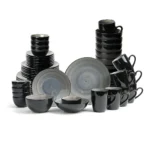 Coffee Cup Round Kitchen Ceramic Steak Dessert Salad Plate Exquisite and Unique Design Tableware Set for Festivals
