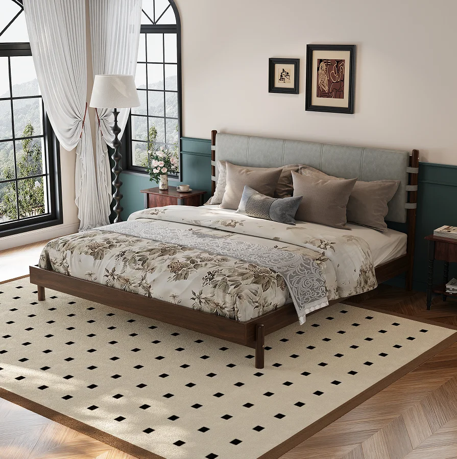 Goldoma Fabric Platform Bed Frame King Size with Headboard – Mid Century Modern Adjustable Goldoma Fabric Platform Bed Frame King Size with Headboard – Mid Century Modern Adjustable Convertible Light Grey