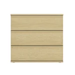 Natural oak wood under bed storage nightstand with drawer for bedroom organization