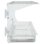 W2B VidaXL Window Bird Feeder Transparent Acrylic 11.8 X 4.7 X 5.9 in for Animal Lovers – close-up detail