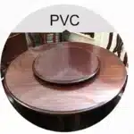 Waterproof Oilproof Round PVC Tablecloth able Cover Glass Soft Cloth Table Cover Home Kitchen Dining Room Placemat 1mm