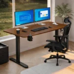 Electric Standing Desk 48x24 Inch Height Adjustable Sit Stand Desk Home Office Computer Desk with Alloy Steel Frame