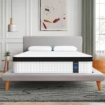 Goldoma 12-inch twin hybrid mattress with pocket springs and CertiPUR-US memory foam – medium firm sleep surface