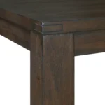 79-inch acacia wood dining table rectangular brown modern dining table with straight legs
