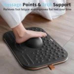 360 Degree Wobble Balance Board for Adults - 2-in-1 Double-Sided Anti-Fatigue Mat & Stability Trainer for Standing Desk