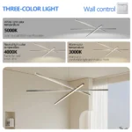 US Stock Free Shipping Dimmable Cross Linear Pendant Light 47.6 Inch Brushed Nickel 30W LED Hanging Fixture for Dining Room