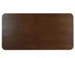 63'' Square Modern Dining Table – Walnut Wood for 6 People – base detail
