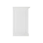 HMS 57 Three-Drawer White Solid Wood Sideboard Farmhouse Dining Room Furniture with Four Glass Doors for Living Room - Image 6