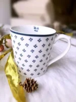 British ceramic Roland simple elegant romantic Mug European coffee tea cup office water cup underglaze color – base detail
