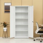 High Storage Home Office Design FCJ File Cabinet with 2 Doors and 4 Partitions to Separate 5 Storage Spaces – styled in a