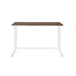 HMS 47" Brown and White Computer Desk with Stylish Writing Surface – close-up detail