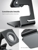 Lamicall WS02 Non-slip Smart Watch Stand Ergonomic Charging Dock Holder Watch Series 1-9 Ultra SE Nightstand Mode Desk