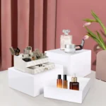 3pcs Acrylic Cube Display Nesting Risers Hollow Bottom Buffet Table Display Stand Shelf for Catering Cake Decorating Supplies - Image 6