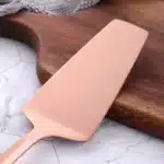 1PC Stainless Steel Non-Stick Rose Gold Kitchenware Long Soup Spoon Cooking Tools Metal Polish Mini Fork Slotted Turner