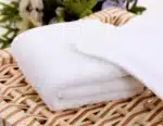 5pcs Small square towel pure cotton kindergarten white square towel foot therapy Hotel Hotel napkin small towel towels