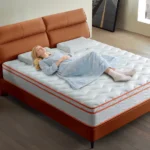 Queen hybrid mattress with pocket coils and CertiPUR-US certified foam - 10 inch medium firmness from Goldoma
