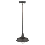 HMS Antique Bronze Adjustable Pendant Light Shallow Plate Chandelier & Pendant Lights – styled in a modern Living setting