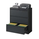 Drawer Lateral File Cabinet 35.4 Inch Wide Locking Heavy Duty Home Office Anti-Tip Safety Interlock Letter/Legal/A4 Files