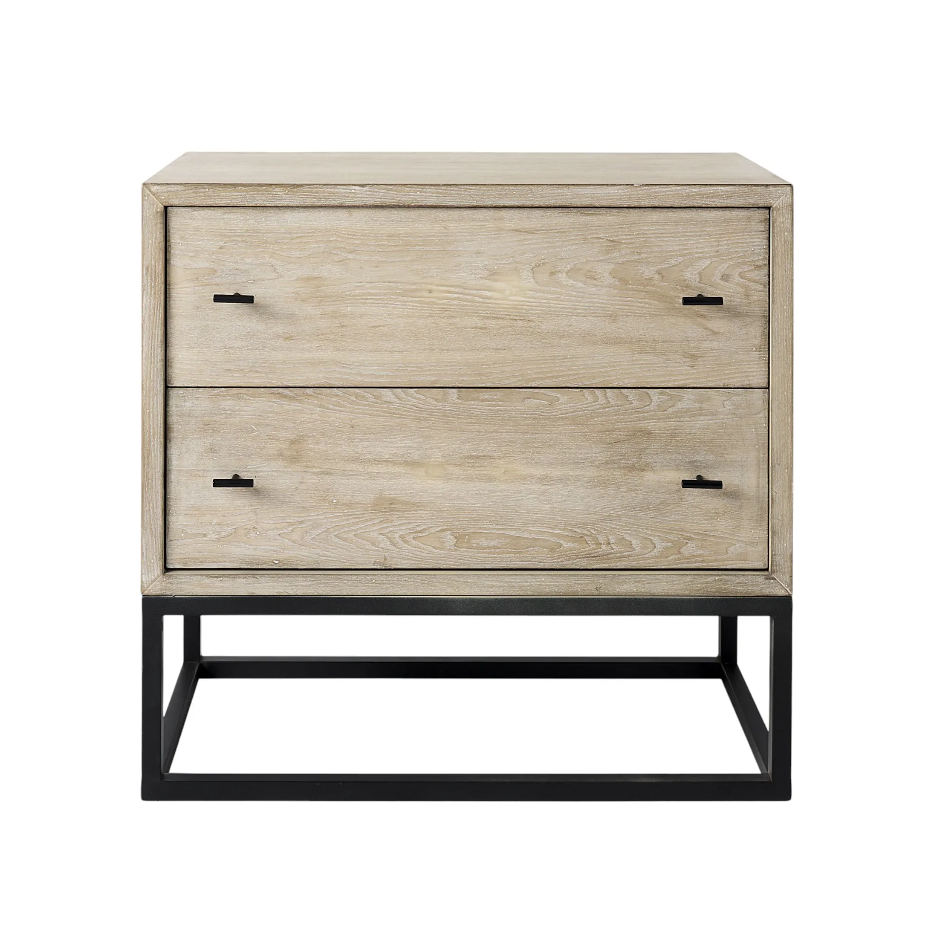 H3c95f0da195844ff9aed33200394a20fl.webp HMS 32" Solid Natural Wood Two-Drawer Sideboard Modern/Antique/Traditional Design for Living Room Dining Room or Hotel - Image 1