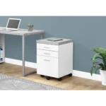 HMS 25" Gray Particle Board Filing Cabinet Drawers Modern Design Iron Metal Storage Cabinet Adjustable WorkShop File Cabinet