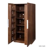 Modern Kitchen Pantry Cabinet MDF Freestanding Buffet Sideboard with Doors & Shelves for Living Room - Image 4