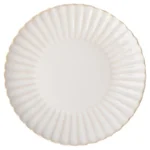 Retro White petal Dinner Plate Ceramic Kitchen Plate Tableware Set Food Dishes Rice Salad Noodles Bowl Soup Kitchen Cook Tool - Image 5