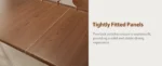Solid walnut extendable dining table - mid-century modern oval table seats 4-8, seamless extension mechanism