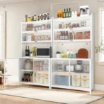 Modern Dustproof Freestanding Kitchen Storage Cabinet Flip Door Iron Sideboard by Manufacturer - Image 11