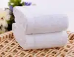 5pcs Small square towel pure cotton kindergarten white square towel foot therapy Hotel Hotel napkin small towel towels