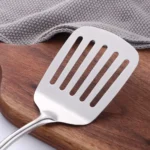 1/7/10Pcs Kitchen Utensils Cooking tools Stainless Steel Shovels Turner Ladle Soup Spoon Colander Filter Silver for