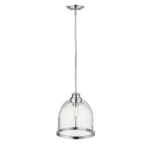 HMS Stanton 1-Light Polished Nickel Pendant Elegant Chandelier & Pendant Light – close-up detail