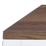 HMS 47" Brown and White Computer Desk with Stylish Writing Surface – styled in a modern Writing Desks setting