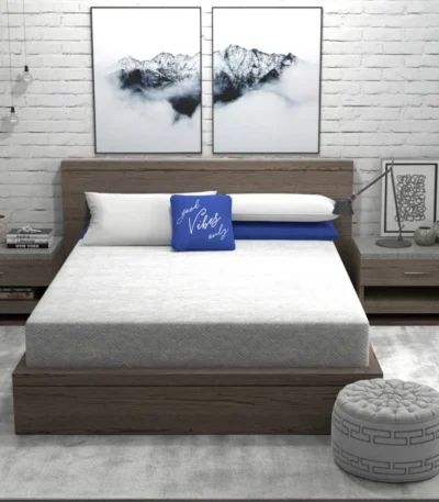 Goldoma Queen 8 Inch Gel Memory Foam Mattress - medium firmness, cool sleep, CertiPUR-US certified