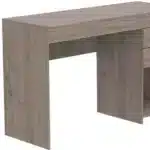 HMS Traditional Style Light Gray 47" Computer Desk Melamine Wood with Two Drawers MDF Office Furniture for Office Bedroom