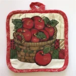 5Pcs/Pack 16.5x16.5cm Square Sewing Cotton Heat Resistant Potholder Pot Holder Pads Table Placemat Kitchen Baking Tool