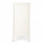 HMS 31 Two-Drawer Sideboard Modern Antique White Solid Mango Wood for Home Bar or Living Room Furniture with Two Doors