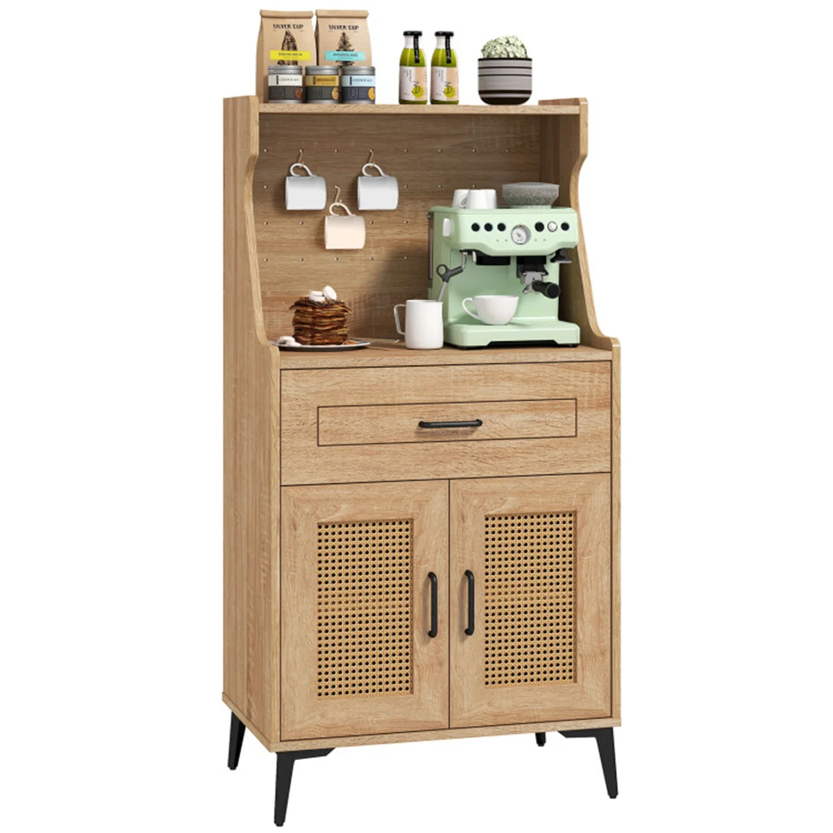 H51bdde357ddd4034a3b457105eb51798c.webp Coffee bar Cabinet Storage Cabinet 00060902 - Image 1