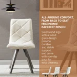 Goldoma expandable dining table set with sintered stone top extended to 94 inches