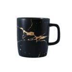 Coffee Mugs Marble Gold Inlay Mug Breakfast Mug Office Home Drinkware Milk Cup Dropshipping – top view