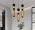 US Stock Free Shipping 2.8 Inch Single Black Iron Pendant Light Adjustable Hanging Lamp for Kitchen Island Dining Room