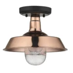 HMS Shiny Copper Shallow Plate Adjustable Pendant Light Elegant Chandelier for Home Decor – base detail