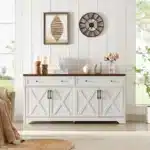 68"high Living Room Sideboard, Multi-functional Combination TV Cabinet Sideboard, Large Capacity Storage Cabinet – angled