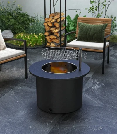 Outdoor Fire Pit Black