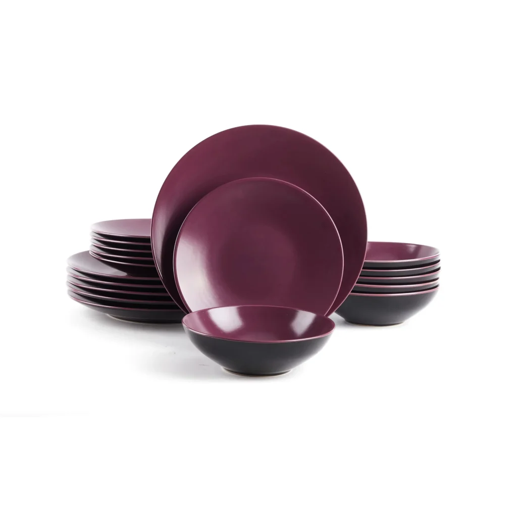 The Best Selling High Quality Cookware Plates Classical Design Ceramic Bowls Mugs and Practical Tableware Set for Restaurant