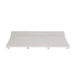 HMS 40" White Teak Slat Non-Slip Bath Mat Anti-Slip Bamboo Bathroom Rug for Bathroom Flooring – base detail
